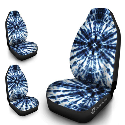 Shibori Tie Dye Car Seat Covers Custom Hippie Car Accessories