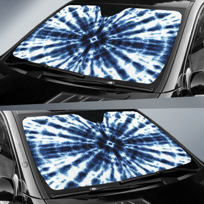 Shibori Tie Dye Car Sunshade Custom Printed Hippie Car Accessories