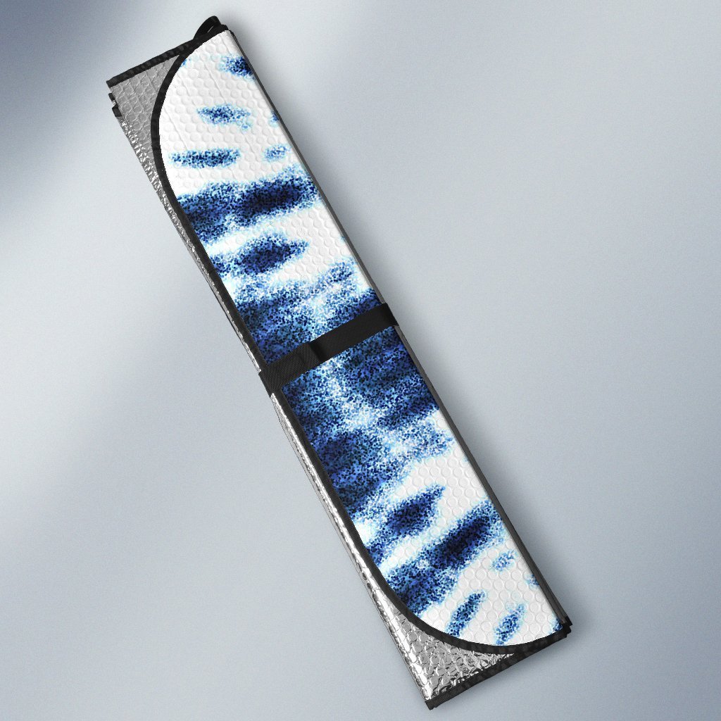 Shibori Tie Dye Car Sunshade Custom Printed Hippie Car Accessories