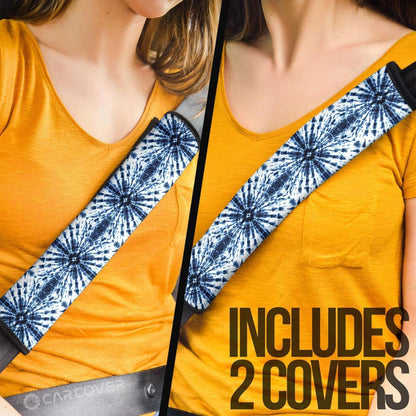 Shibori Tie Dye Seat Belt Covers Custom Hippie Car Accessories Gifts