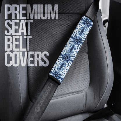 Shibori Tie Dye Seat Belt Covers Custom Hippie Car Accessories Gifts