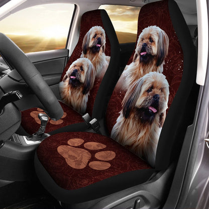 Shih Tzu Car Seat Covers Custom Car Accessories For Dog Lovers