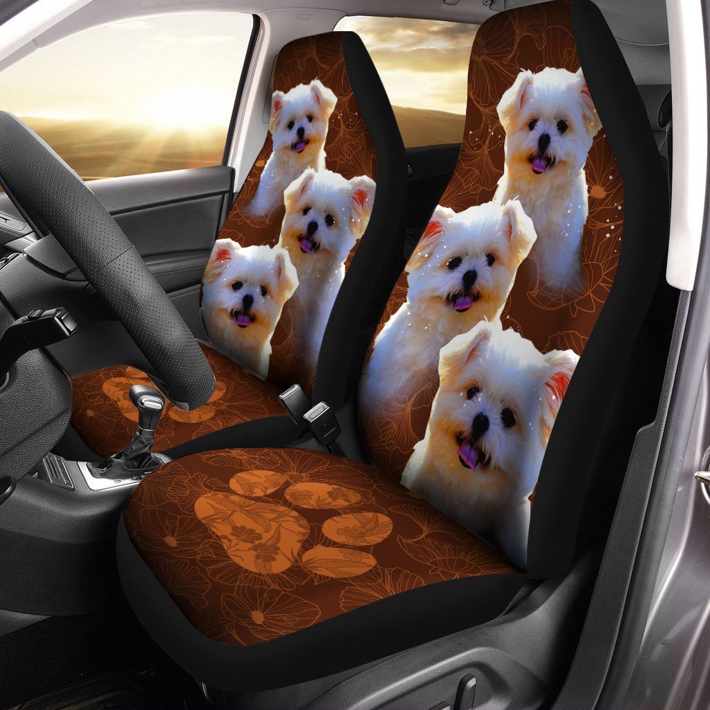 Shih Tzu Car Seat Covers Custom Cute Car Accessories For Dog Lovers