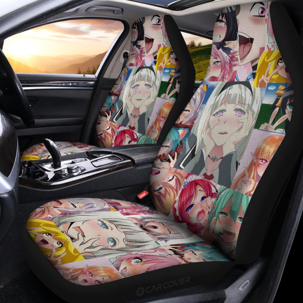 Shimoneta Anna Nishikinomiya Car Seat Covers Custom Car Interior Accessories