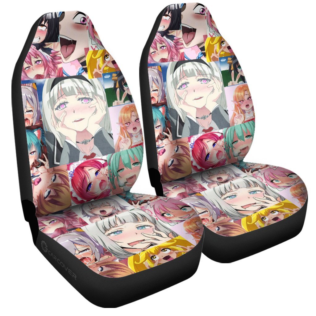 Shimoneta Anna Nishikinomiya Car Seat Covers Custom Car Interior Accessories
