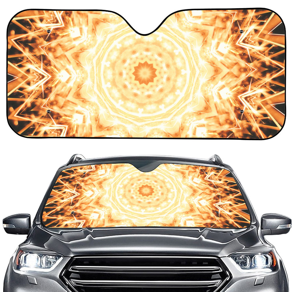 Shining Kaleidoscope Print Car Windshield Sun Shade