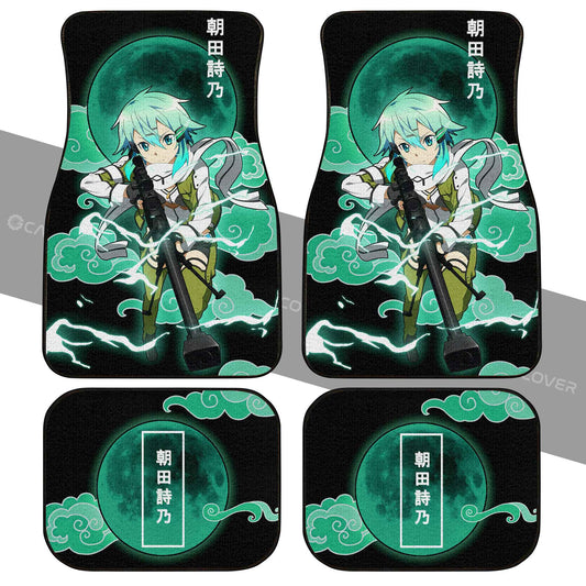 Shino Asada Car Floor Mats Custom Sword Art Online Anime Car Accessories