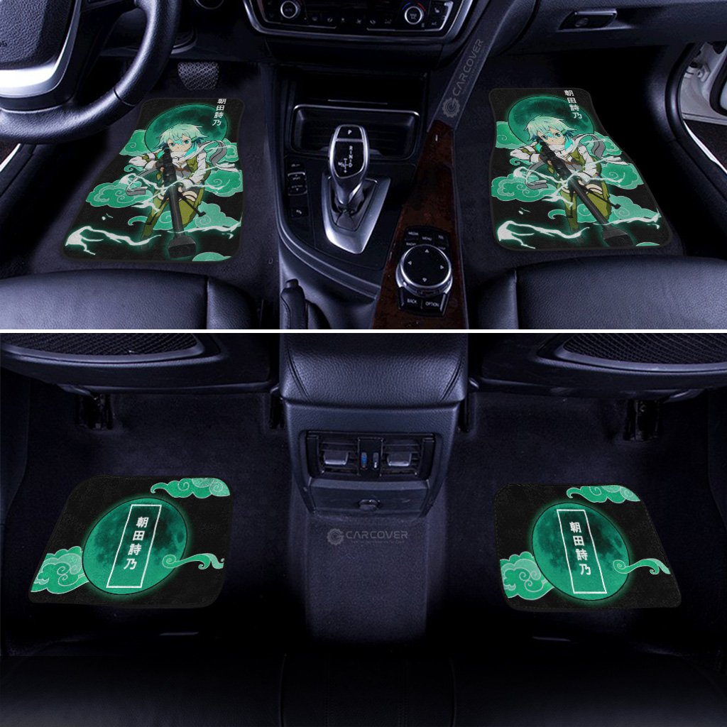 Shino Asada Car Floor Mats Custom Sword Art Online Anime Car Accessories
