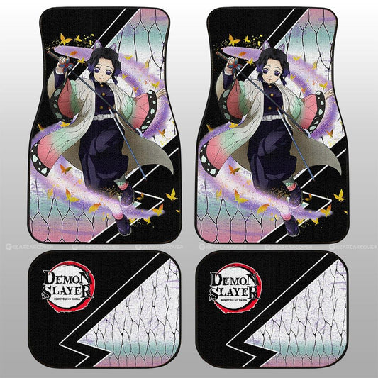 Shinobu Car Floor Mats Custom Demon Slayer Anime Car Accessories