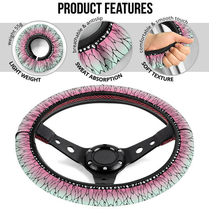 Shinobu Kocho Demon Slayer Anime Car Steering Wheel Cover 1