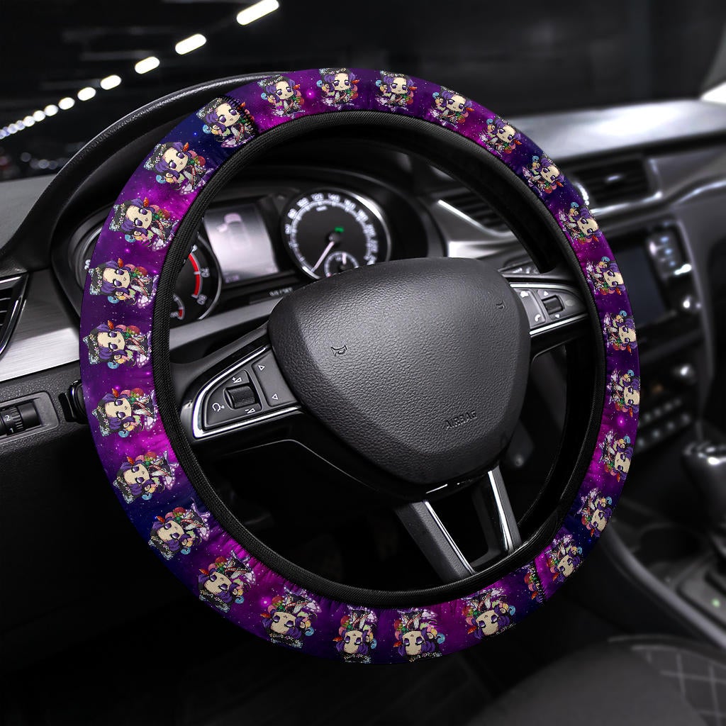 Shinobu Kocho Demon Slayer Anime Premium Custom Car Steering Wheel Cover 2