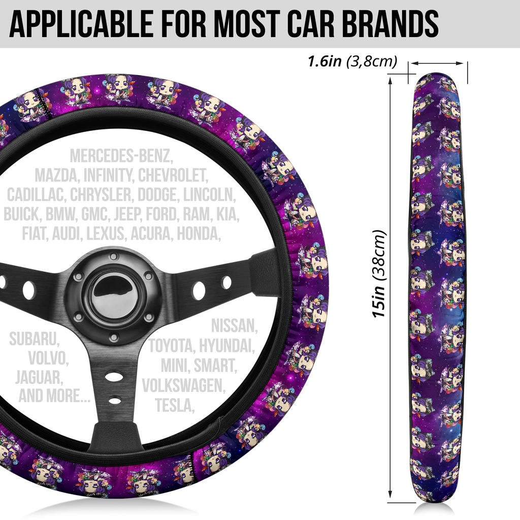 Shinobu Kocho Demon Slayer Anime Premium Custom Car Steering Wheel Cover 2