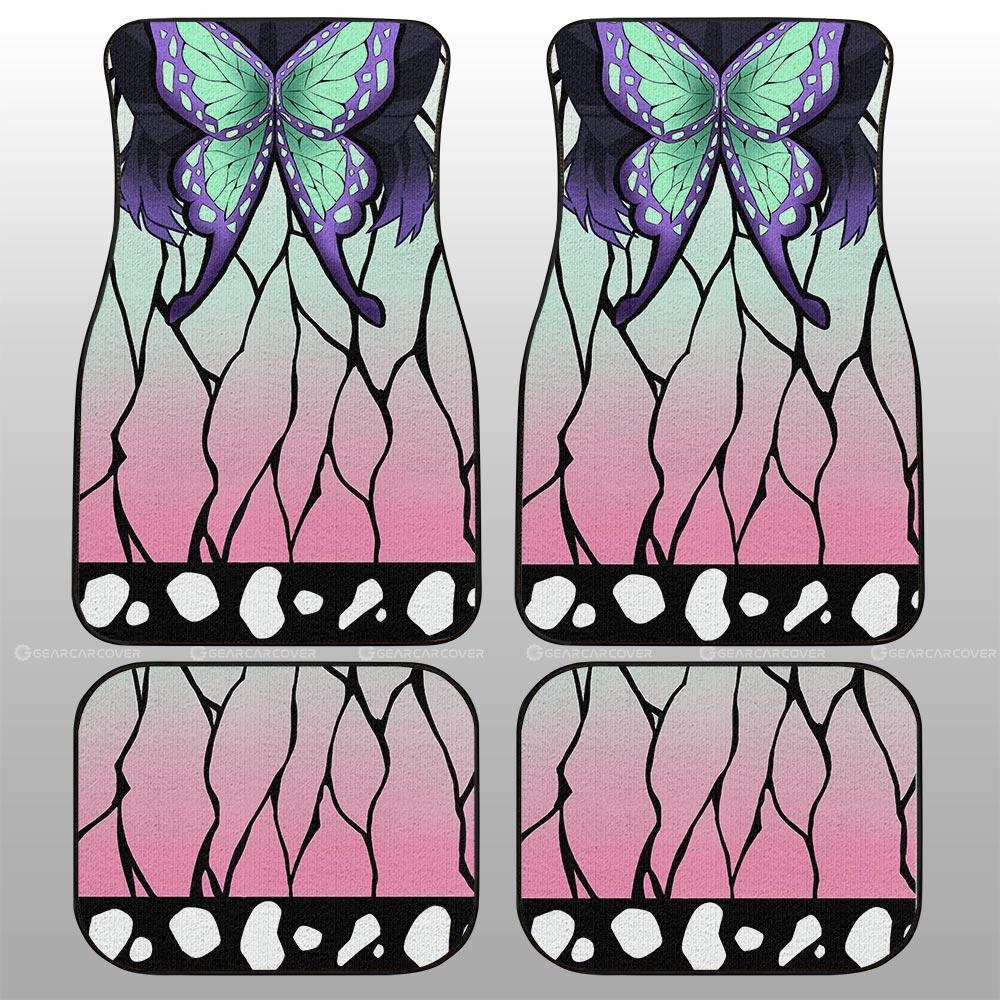 Shinobu Uniform Car Floor Mats Custom Hairstyle Demon Slayer Anime Car Interior Accessories