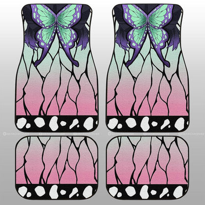Shinobu Uniform Car Floor Mats Custom Hairstyle Demon Slayer Anime Car Interior Accessories