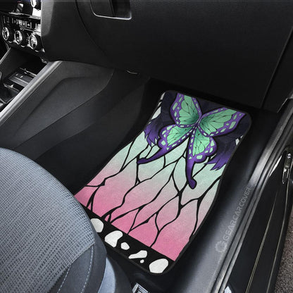 Shinobu Uniform Car Floor Mats Custom Hairstyle Demon Slayer Anime Car Interior Accessories