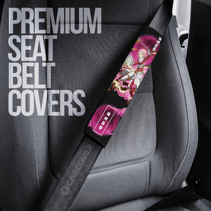 Shinozaki Rika Seat Belt Covers Custom Anime Sword Art Online Car Accessories