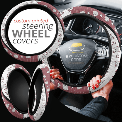 Shinsuke Kita Anime Steering Wheel Cover Custom Haikyuu Anime Car Accessories