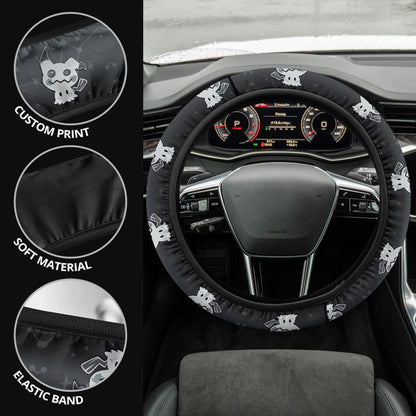 Shiny Mimikyu Car Steering Wheel Cover