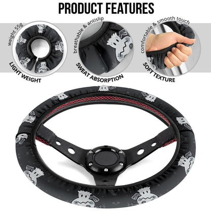 Shiny Mimikyu Car Steering Wheel Cover
