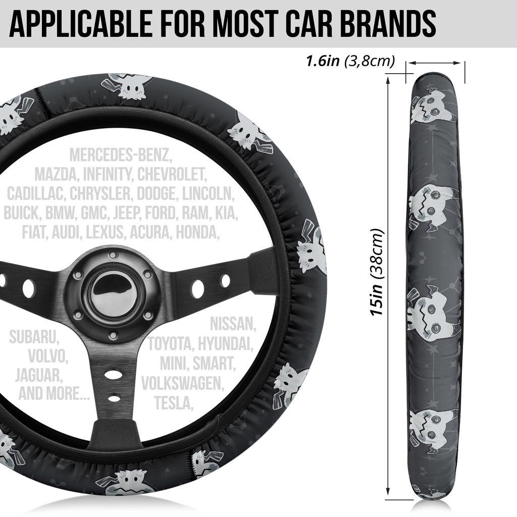 Shiny Mimikyu Car Steering Wheel Cover