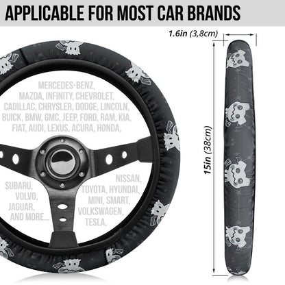 Shiny Mimikyu Car Steering Wheel Cover