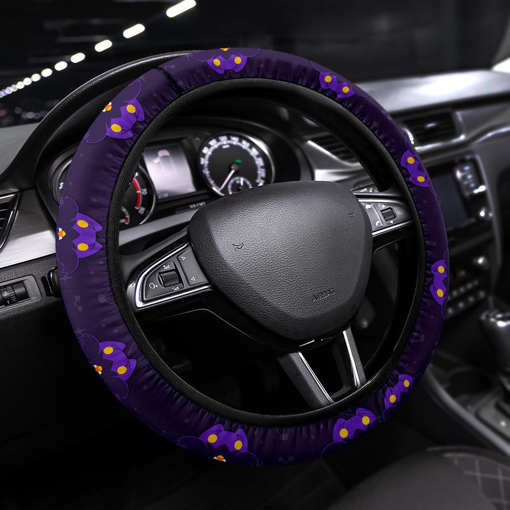 Shiny Pumpkaboo Dyed Car Steering Wheel Cover