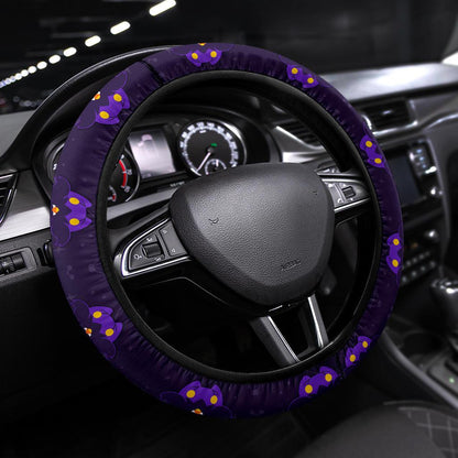 Shiny Pumpkaboo Dyed Car Steering Wheel Cover
