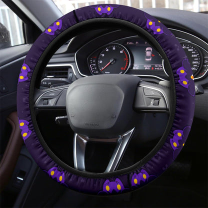 Shiny Pumpkaboo Dyed Car Steering Wheel Cover
