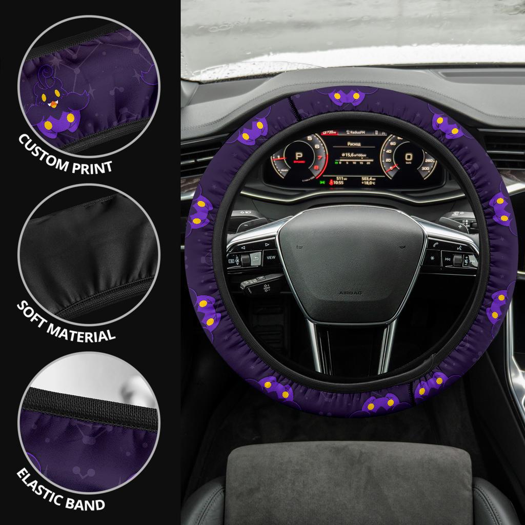 Shiny Pumpkaboo Dyed Car Steering Wheel Cover