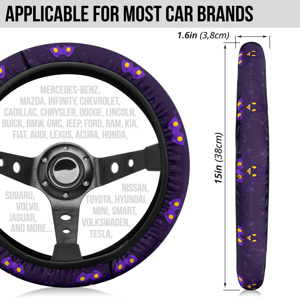 Shiny Pumpkaboo Dyed Car Steering Wheel Cover