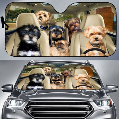 Shorkie Sun All Over Printed 3D Sun Shade
