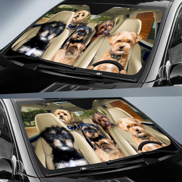 Shorkie Sun All Over Printed 3D Sun Shade