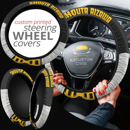 Shouta Aizawa Anime Steering Wheel Cover Custom Eraserhead My Hero Academia Anime Car Accessories