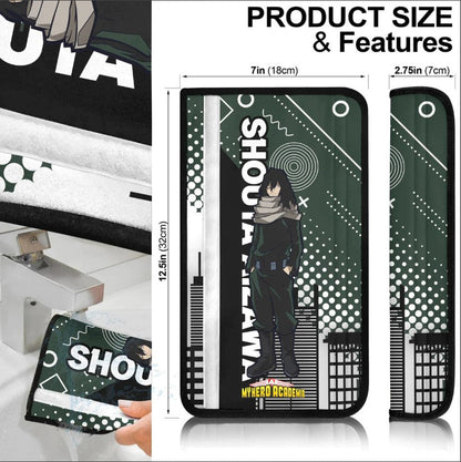 Shouta Aizawa My Hero Academia Anime Eraserhead Car Seat Belt Cover Custom Car Accessories
