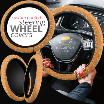 Shoyo Hinata Anime Steering Wheel Cover Custom Haikyuu Anime Car Accessories