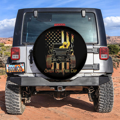 Shuh Duh Fuh Cup Funny Duck Car Spare Tire Cover