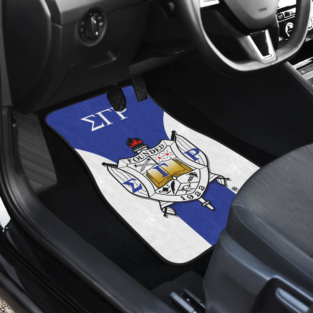 Sigma Gamma Rho Sororities Car Floor Mats Custom For Fans Ci230207-06