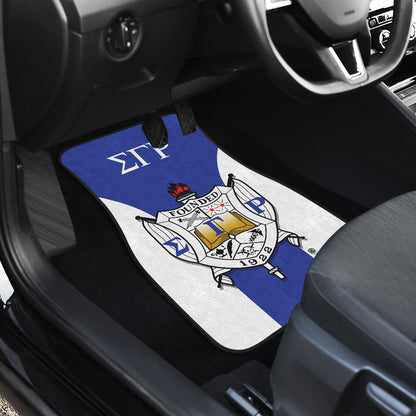 Sigma Gamma Rho Sororities Car Floor Mats Custom For Fans Ci230207-06
