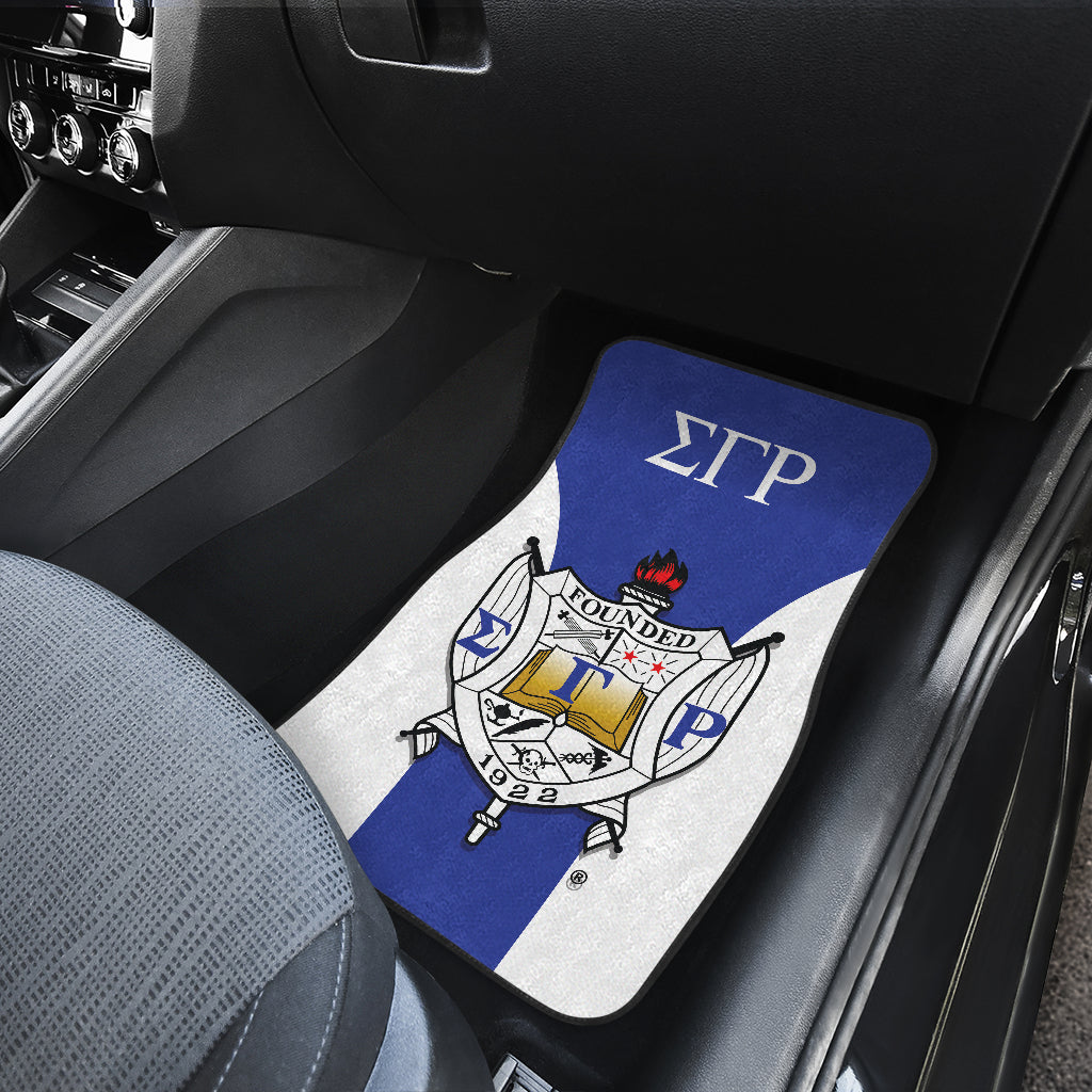 Sigma Gamma Rho Sororities Car Floor Mats Custom For Fans Ci230207-06