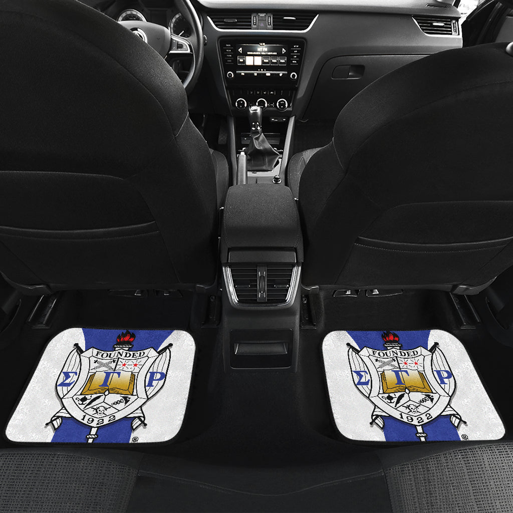 Sigma Gamma Rho Sororities Car Floor Mats Custom For Fans Ci230207-06