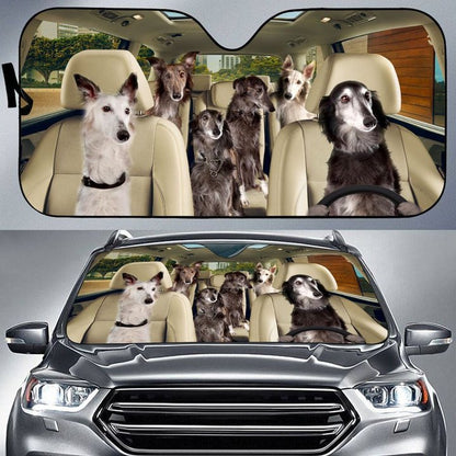 Silken Windhound Car All Over Printed 3D Sun Shade
