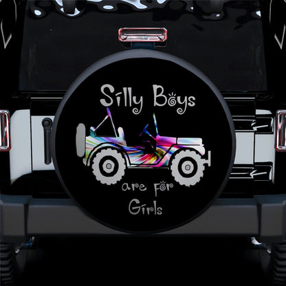 Silly Boys Jeep Are For Girls New Car Spare Tire Cover