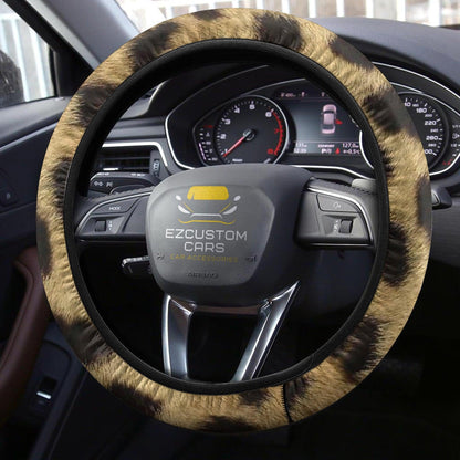 Skin Cheetah Anime Steering Wheel Cover Custom Cheetah Car Accessories