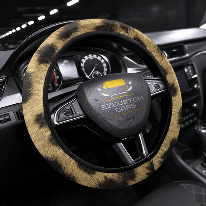 Skin Cheetah Anime Steering Wheel Cover Custom Cheetah Car Accessories