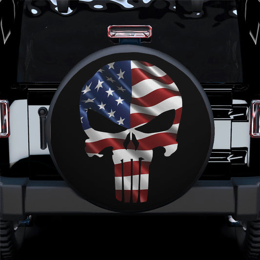 Skull America Jeep Car Spare Tire Cover