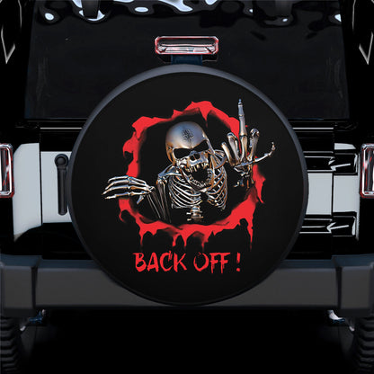 Skull Back Off Car Spare Tire