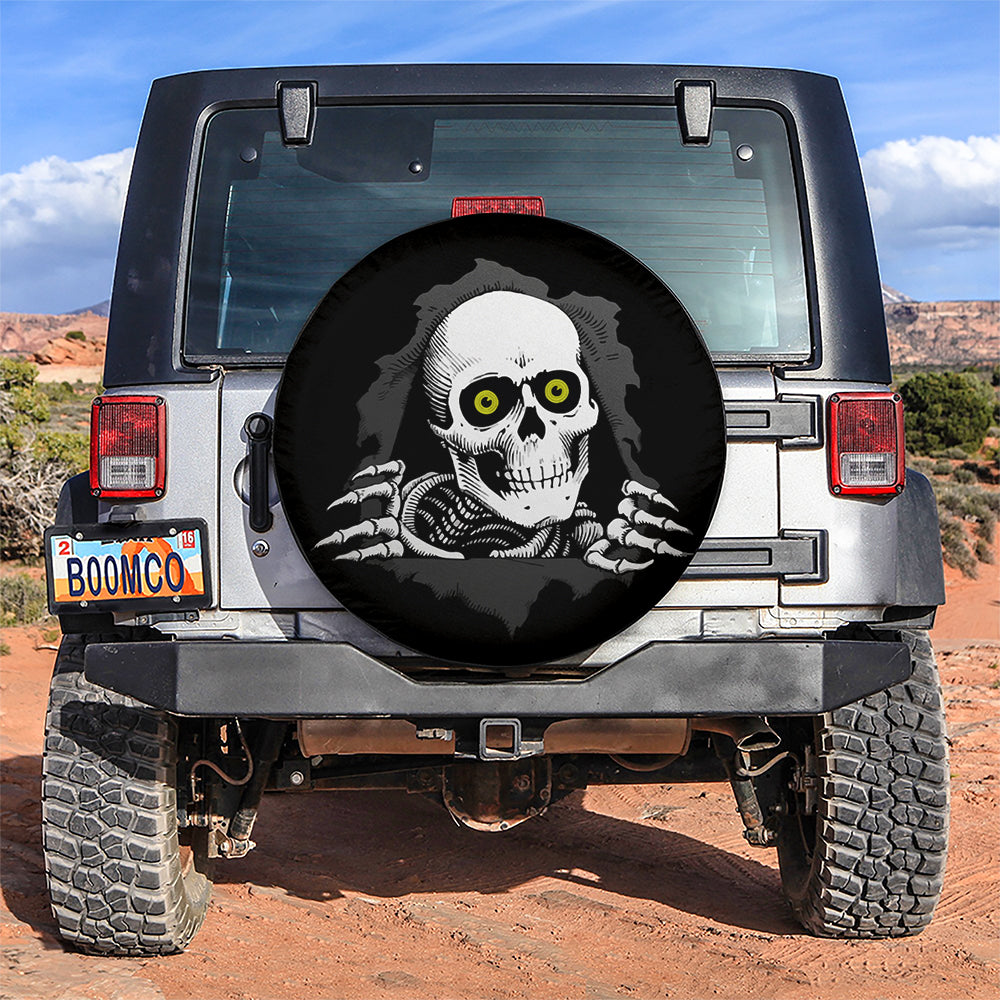 Skull Hidden Jeep Car Spare Tire Cover