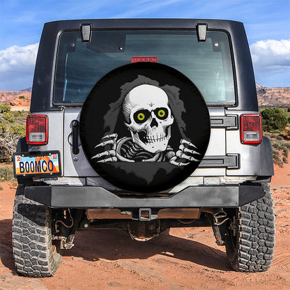 Skull Hidden Jeep Car Spare Tire Cover