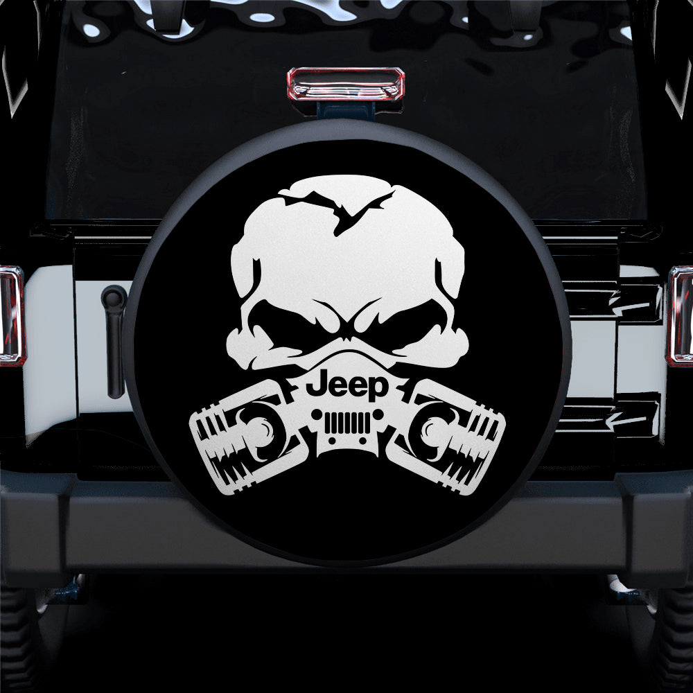 Skull Jeep Car Spare Tire Cover