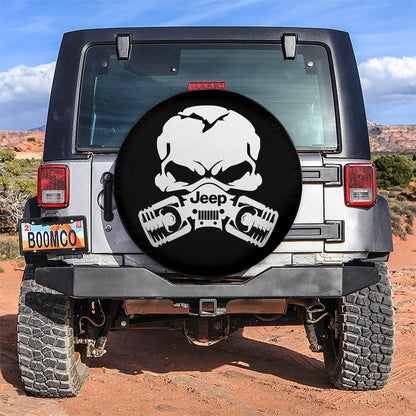 Skull Jeep Car Spare Tire Cover